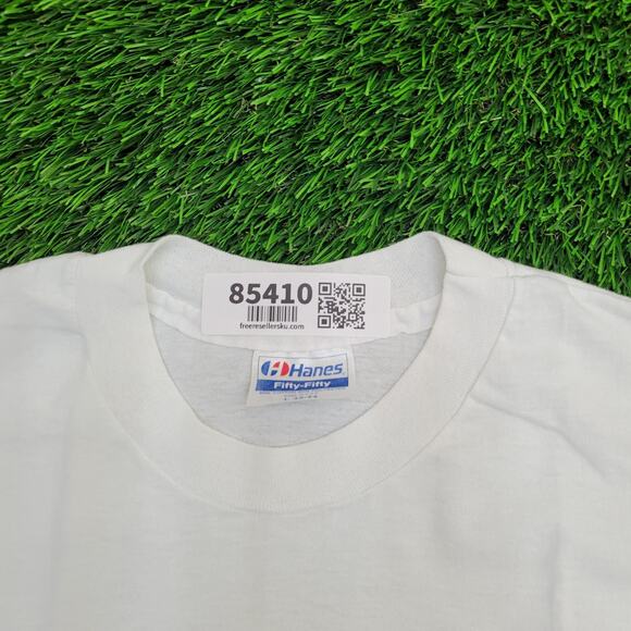 Vintage Lake-Hauto University Shirt Womens M/L 19x28 White - Picture 10 of 13